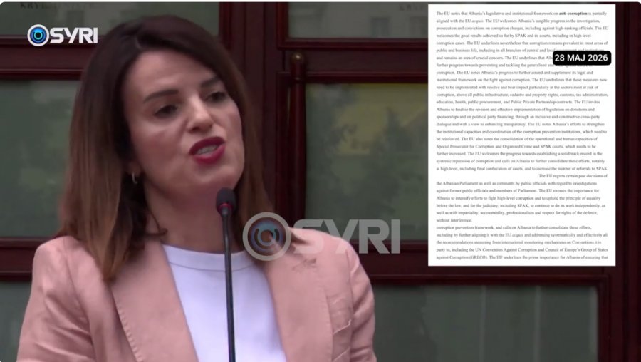 SYRI TV  Delegacioni i BE rrëzon pretendimet e Koçiut  Të intensifikohet lufta kundër korrupsionit
