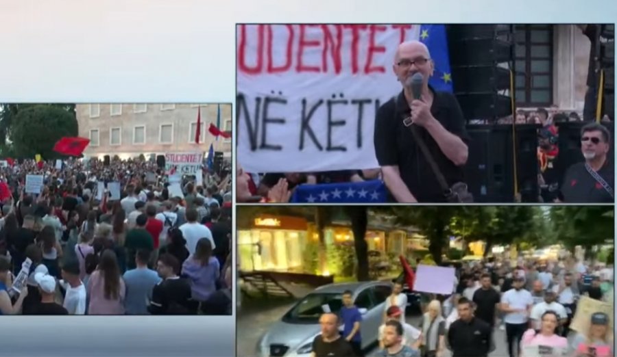 Protesta/ Aktori Mehdi Malkaj: Baballarët vranë frikën. Lanë djemtë e vajzat të vijnë këtu