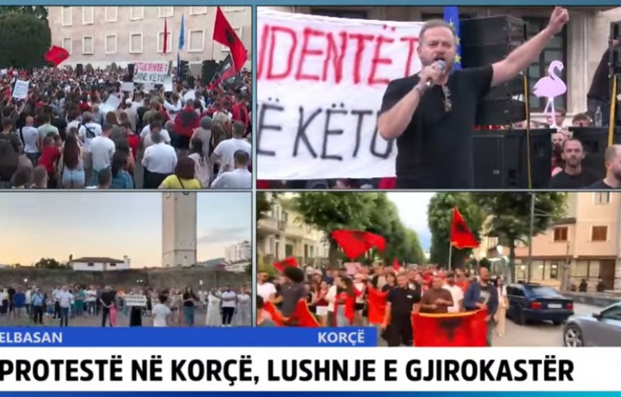 ‘Duan të ju përçajnë, mos i lejoni’/ Aktori Gent Bejko në protestë: Ne jemi Europa