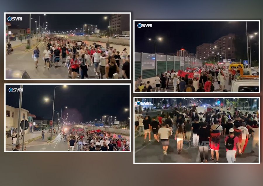 Marshim kilometrik proteste vijon edhe tek Astiri  Lumë njerëzish në ditën e 12 të të protestës kundër Edi Ramës