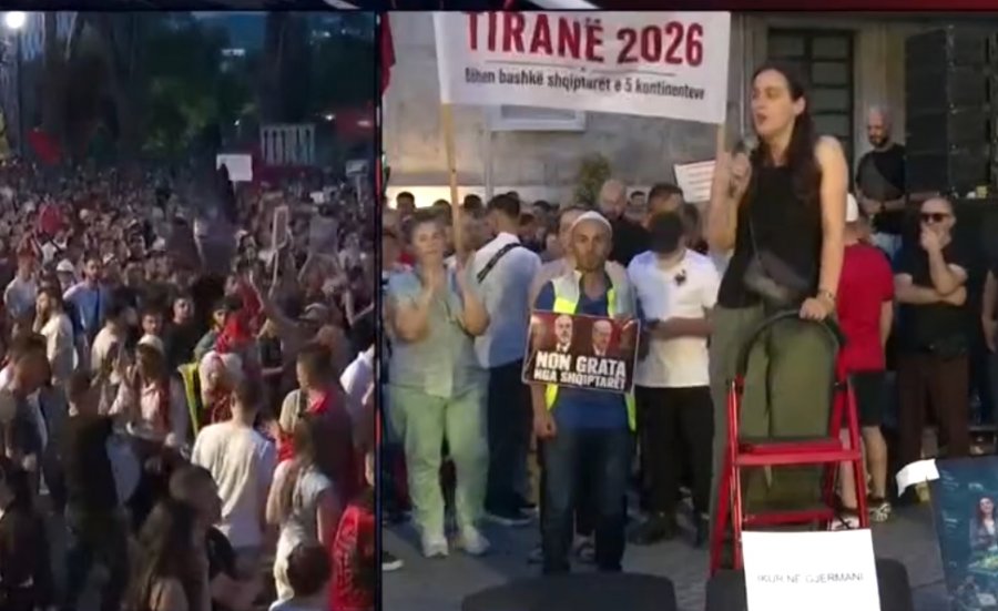 Protestuesja  Askush nuk e beson se Balluku e Veliaj ka vjedhur pa e ditur Rama  Duam hetim