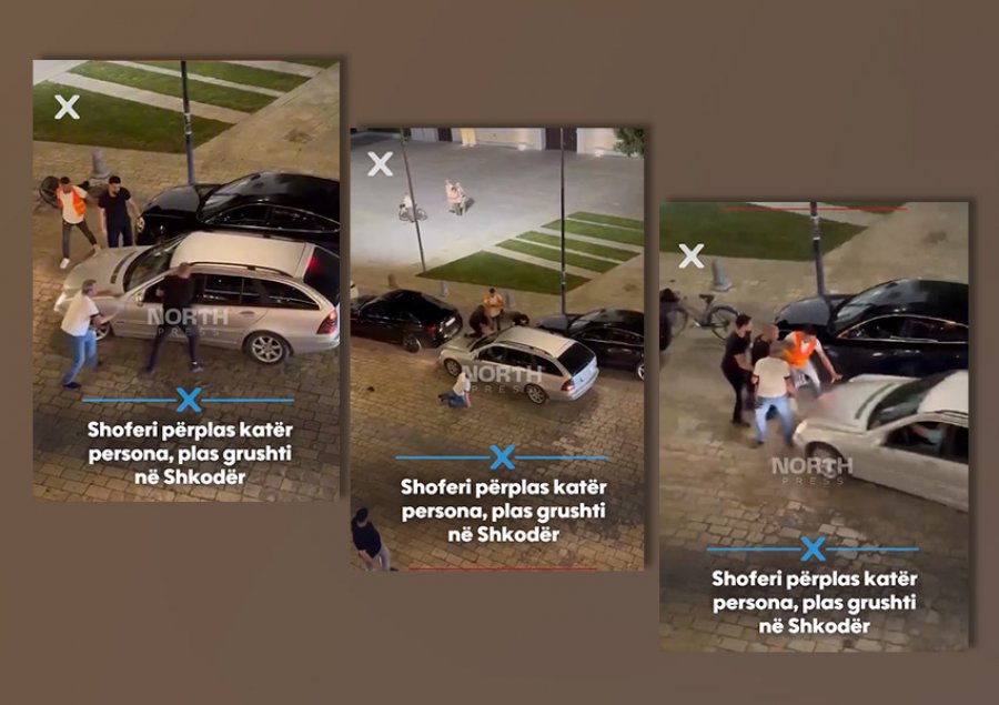 PAMJE TË RËNDA  Shoferi përplas me dashje 4 persona në Shkodër  plas sherri