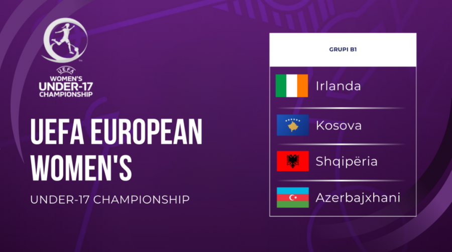 Shorti i Europianit U-17 për vajza/ Shqipëria në Grupin B1 bashkë me Kosovën