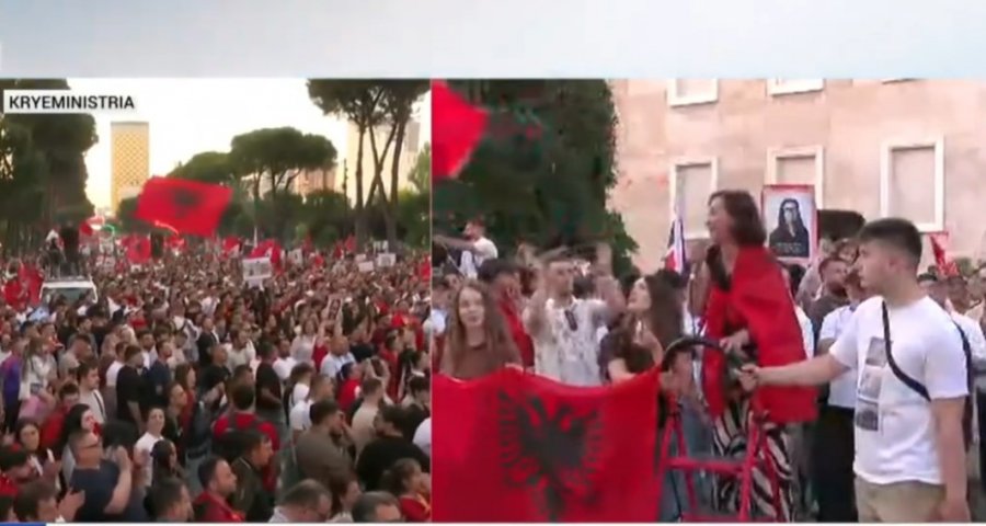 VIDEO  Protestuesja  Mos u tërhiqni  mos e lëshoni këtë shesh