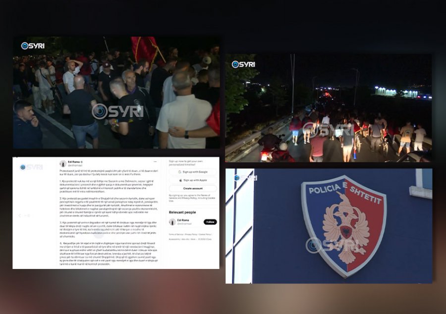 SYRI TV/ Pas reagimit të Ramës, Policia procedon 19 protestues të marshimit drejt Rinasit