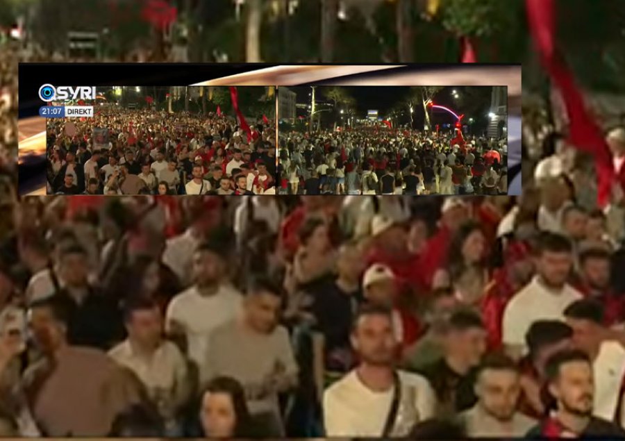 ‘Rama jepe dorëheqjen’/ Mijëra qytetarë marshojnë në Tiranë pas protestës së 16-të kundër qeverisë