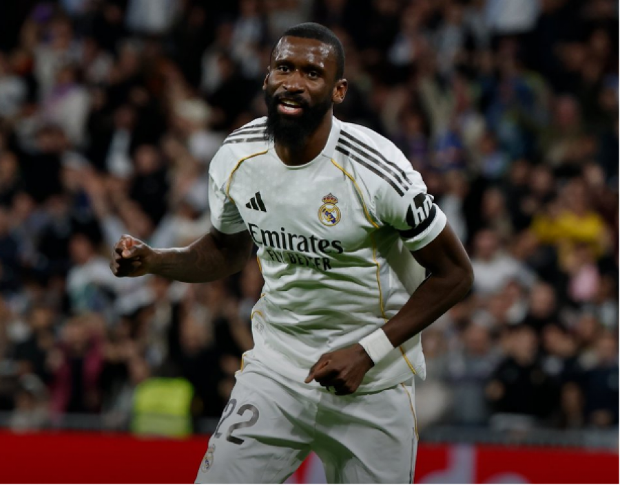  Zyrtare/ Real Madridi rinovon kontratën e Rüdiger deri në vitin 2027