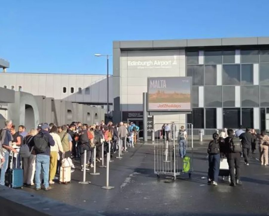 Aeroporti i Edinburgut në kaos, pakoja e dyshimtë shkakton evakuim masiv të pasagjerëve