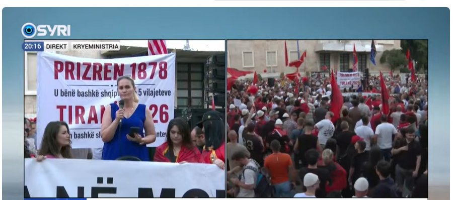 'Nuk do të dorëzohemi'/ Protestuesja: Rama i përkohshëm, qytetarët do vendosin për ndryshimin