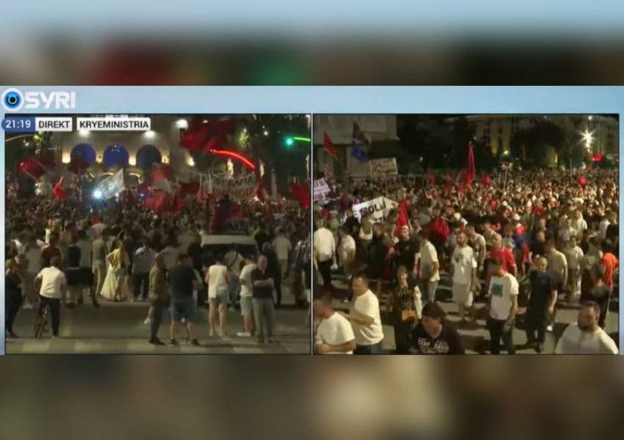 Qytetarët nisin marshimin në rrugët e Tiranës, brohoritje në kor: Rama jepe dorëheqjen