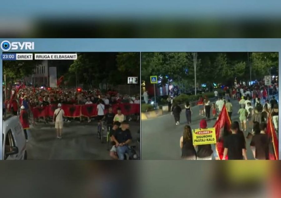 Marshimi i protestuesve/ Nga Parlamenti te Qyteti Studenti, tashmë protestuesit drejt Kryeministrisë