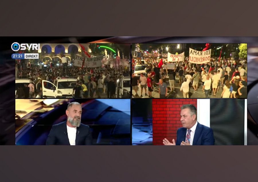 Peka dhe Vangjeli  debat të ashpër në studion e  Çim Peka Live 