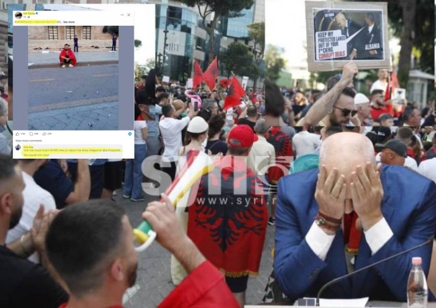 Shpërndau foton e protestuesit dhe i kërkoi të bëhet mik/ I riu - Ramës: Ke shitur Shqipërinë dhe shqiptarët