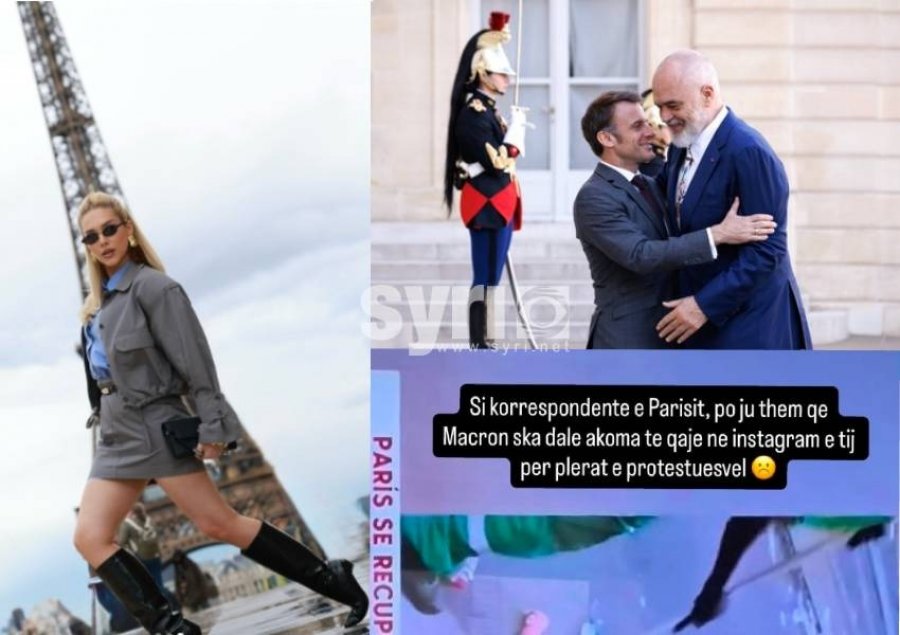Fjoralba Ponari tall Ramën  publikon foton  Makroni s ankohet për plehrat e protestuesve
