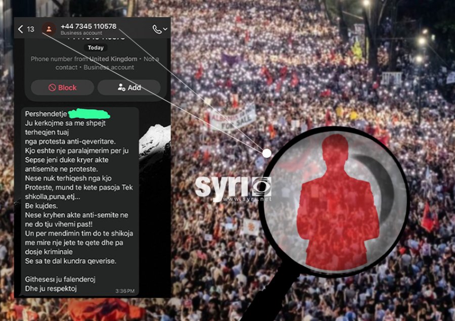 FOTO/ Tentativat qesharake për të intimiduar protestuesit përmes SMS 'fake': Tërhiquni nga protesta anti-qeveritare...