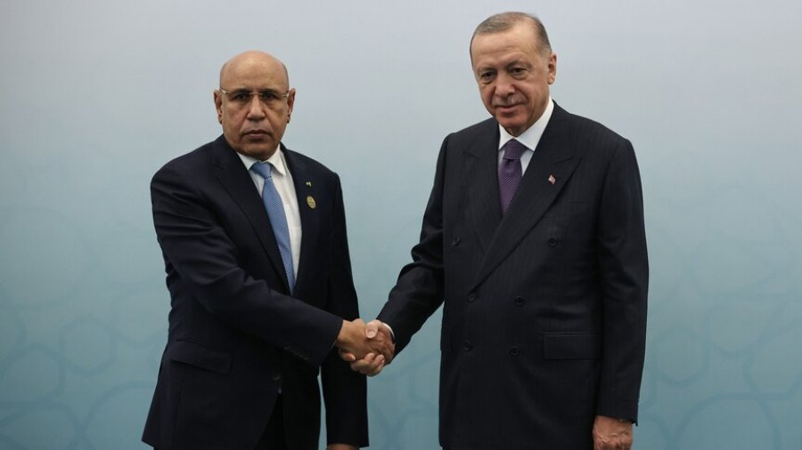Presidentët turk dhe mauritanian diskutojnë marrëdhëniet dypalëshe dhe çështjet rajonale
