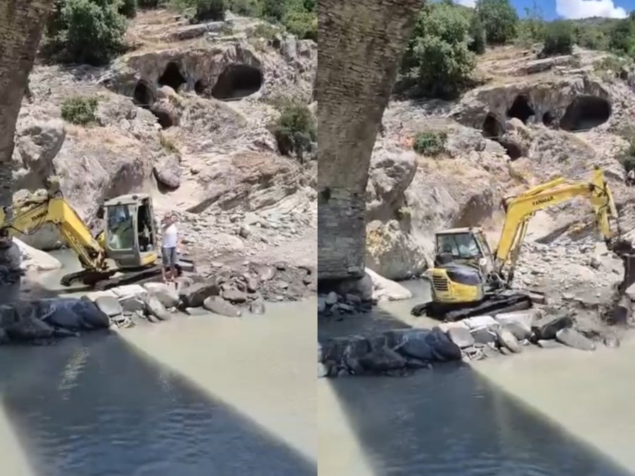 FOTO/ Shkatërrimi i banjave termale të Bënjës, Mirela Kumbaro habit me reagimin e saj në rrjetet sociale
