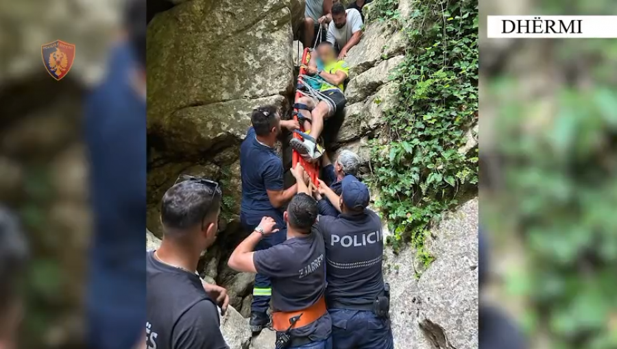Turisti rumun bllokohet në Kanionet e Gjipesë  shpëtohet