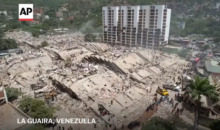 Pamjet me dron  Shikoni ndërtesat e shkatërruara pas tërmeteve në Venezuelë