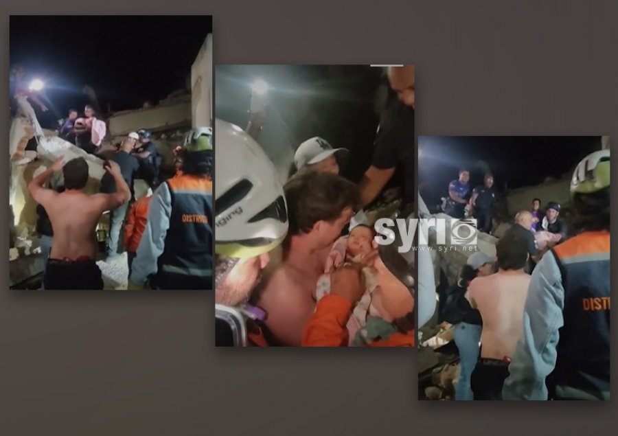 Foshnja e porsalindur shpëtohet nga rrënojat pas tërmeteve në Venezuelë, shikoni pamjet 