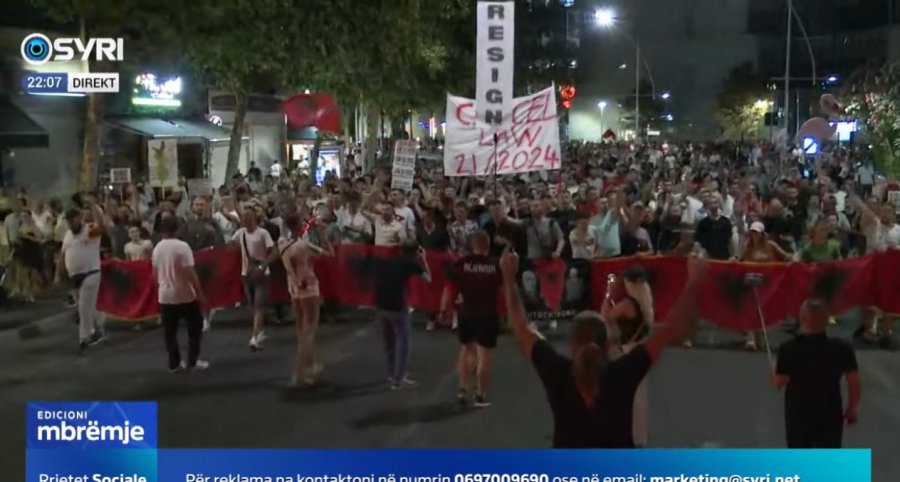 LIVE  Dita e 30 të e protestës  qytetarët vijojnë marshimin