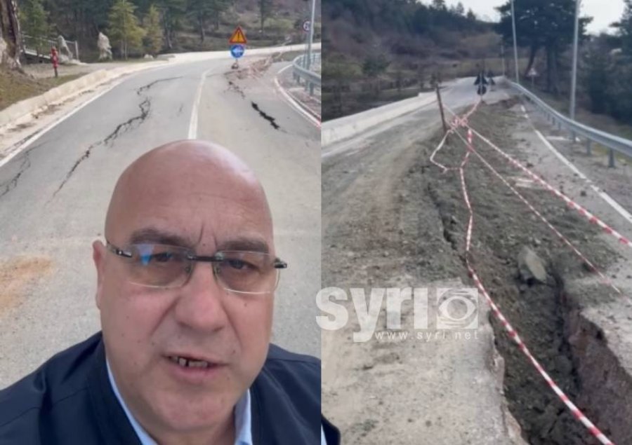 Shembet rruga e Gjinarit e sapo ndërtuar/ Himçi: 97 mln lekë po treten si balta…Kush mban përgjegjësi?