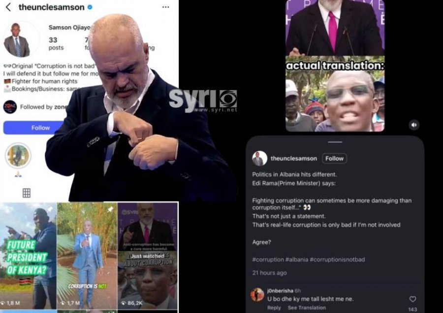 Noka: Edi Rama, o meme afrikane
