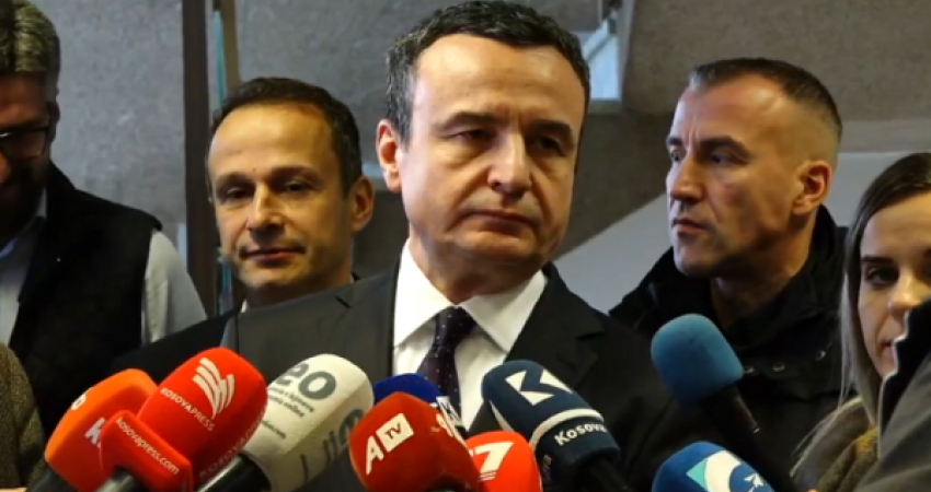 Kurti refuzon të komentojë për shpërndarjen e Kuvendit: Deklarohem nga Prishtina