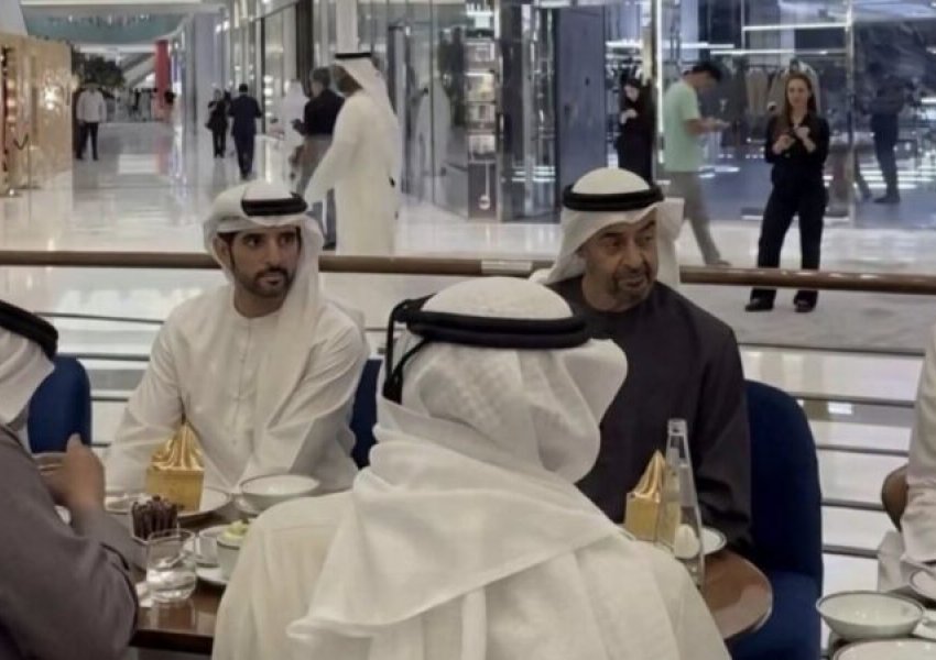 Sulmet nga Irani/ Presidenti i Emirateve dhe princi i kurorës së Dubait qetësojnë popullatën, pinë kafe në…