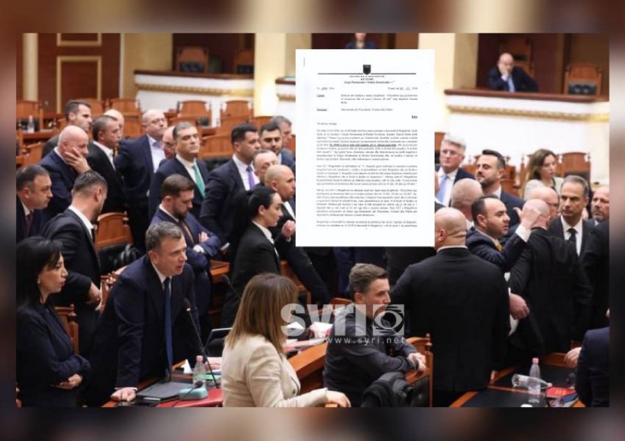 Përdori gjuhë fyese ndaj Vokshit, Grupi i PD kërkon përjashtimin e Ballës me 60 ditë nga seancat plenare