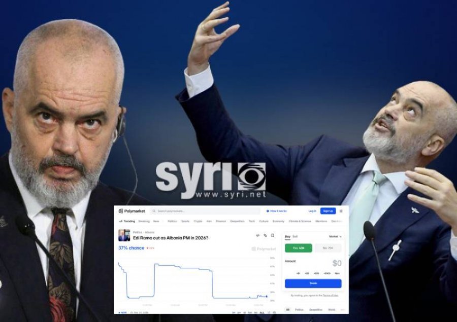 A do rrëzohet Rama brenda vitit? Platforma e parashikimeve mbështetet nga Donald Trump Jr.