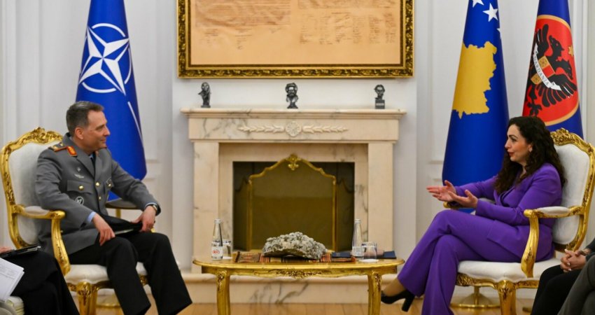 Osmani takon përfaqësuesit e NATO-s, vlerëson rolin e NALT-it për FSK-në