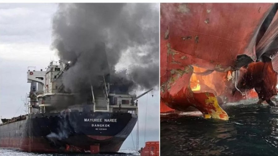 Ekuipazhi i anijes cargo tajlandeze shpëtohet pas sulmit pranë Gjirit të Hormuzit