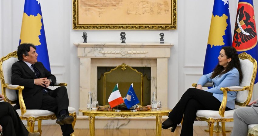 Presidentja dhe ambasadori italian flasin për zhvillimet e fundit politike në vend
