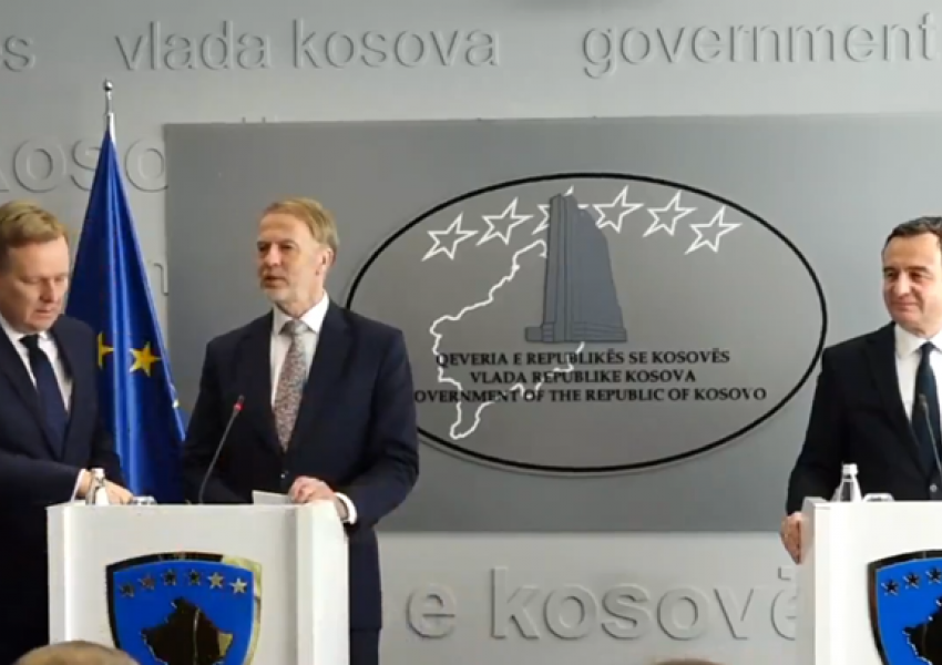 Zbatimi i Ligjit për të huajt, çfarë thanë sot në konferencë Sorensen, Orav dhe Kurti