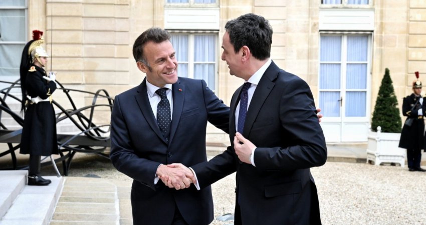 Kurti në Paris: Macron i jep mbështetje të fortë Kosovës për integrim dhe siguri në Evropë