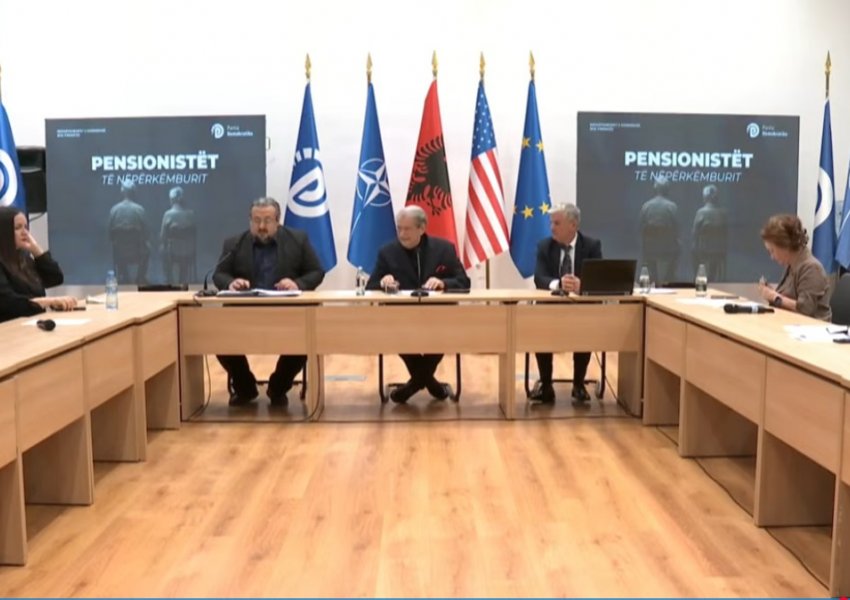 LIVE/ Kryetari i PD Sali Berisha flet në tryezën: Pensionistët, të nëpërkëmburit