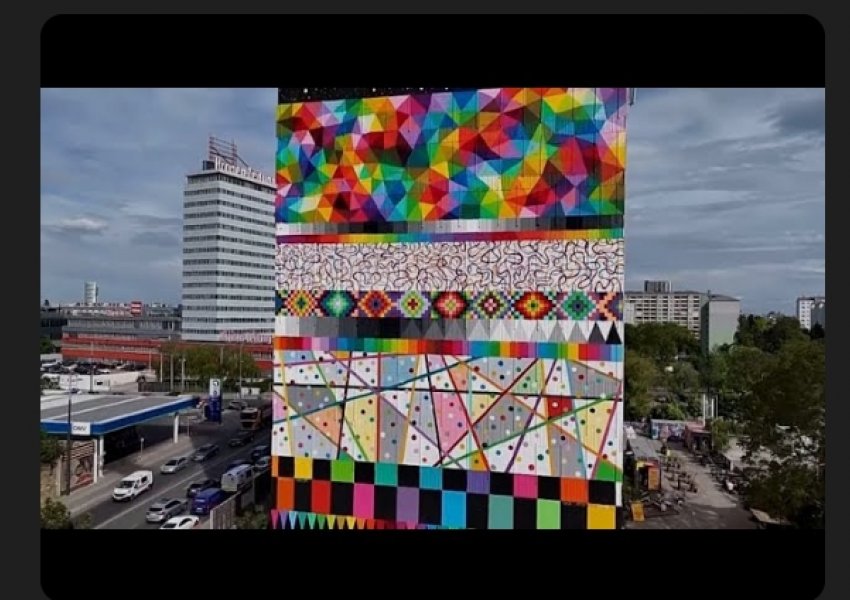 Vjena zbulon muralin gjigant të Eurovisionit