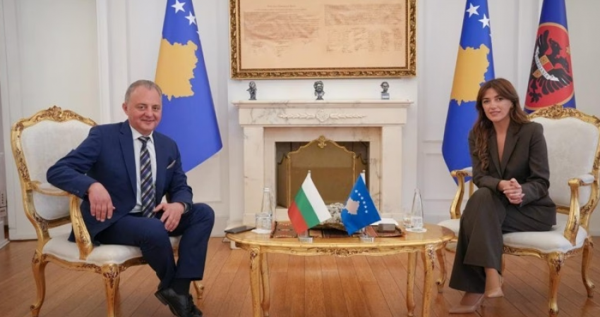 Haxhiu pret ambasadorin e Bullgarisë, flasin për dialog politik e fqinjësi