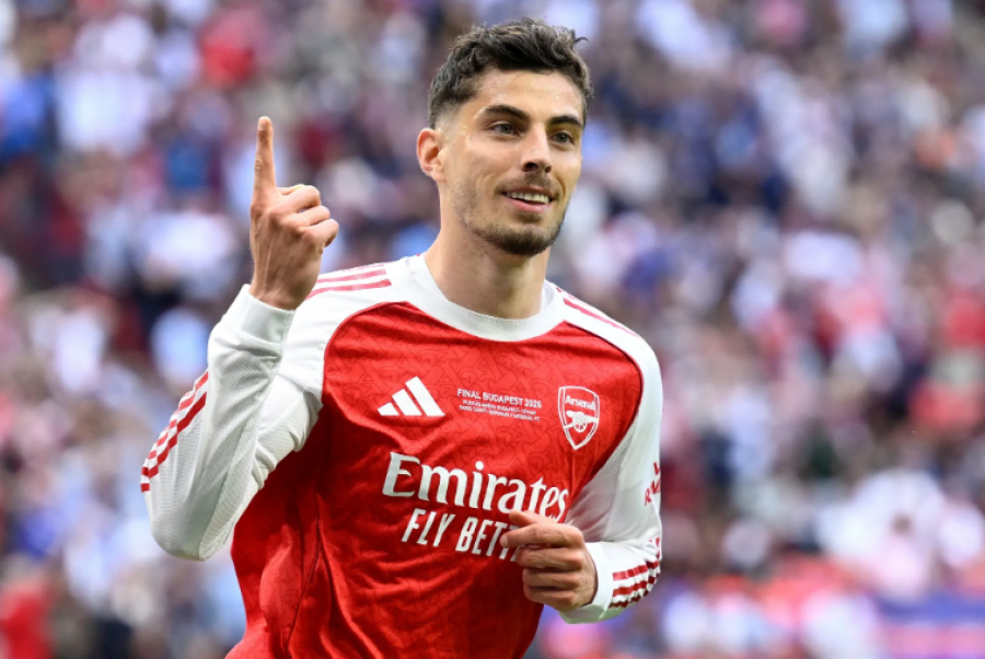 VIDEO/ Mbyllet pjesa e parë, goli i Havertz mban Arsenalin në epërsi, PSG s'e çan dot 'bunkerin' e 'Topçinjve'