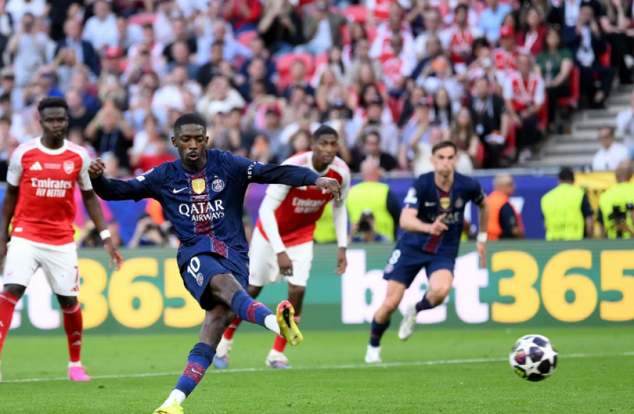 VIDEO/ Nuk ka fitues brenda kohës së rregullt (1-1), finalja PSG-Arsenal shkon në shtesë